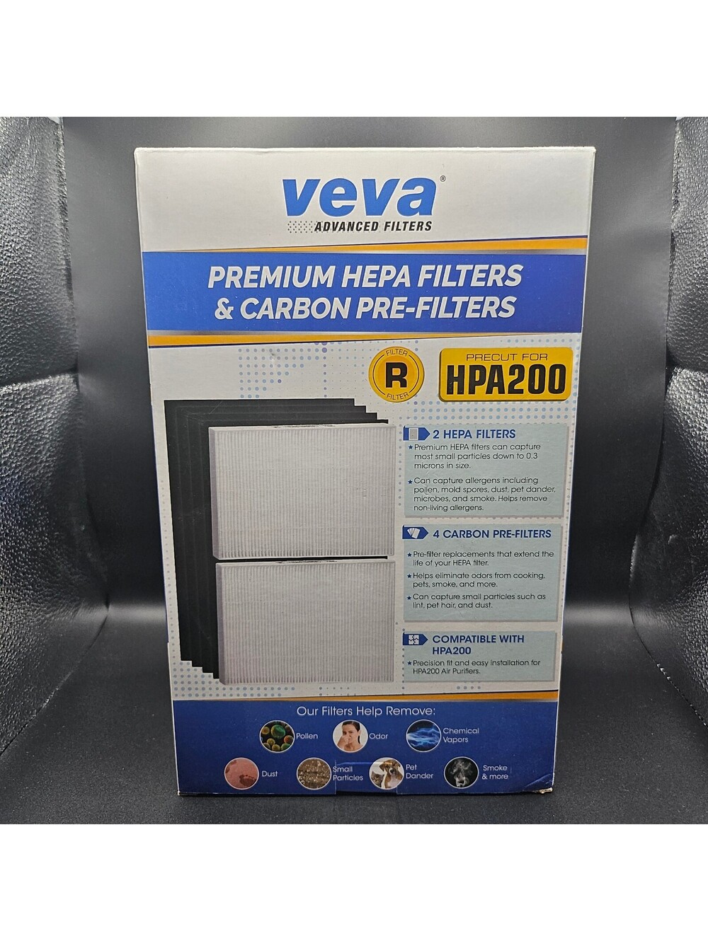 Veva Premium HEPA Filters & Carbon Pre-Filters for HPA200 Air Purifiers